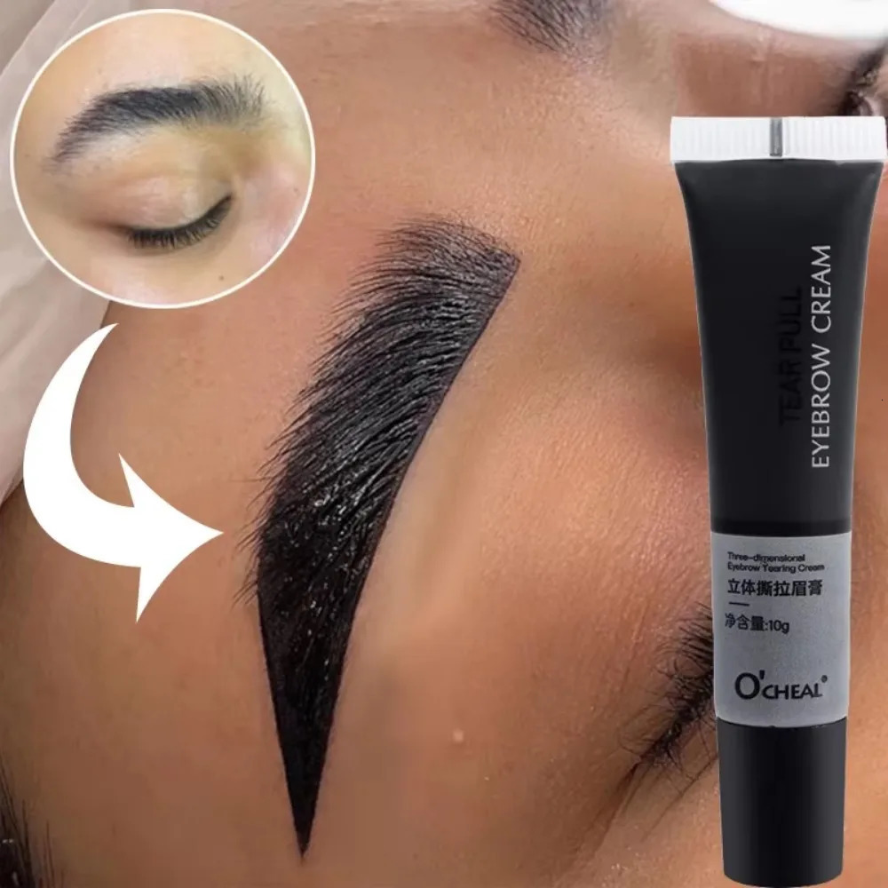 Waterproof Eyebrow Dyeing Gel Makeup Long-lasting Tattoo Tint Pigment Eyes Professional Make Up Black Brown Eyebrow Cream Makeup 250515