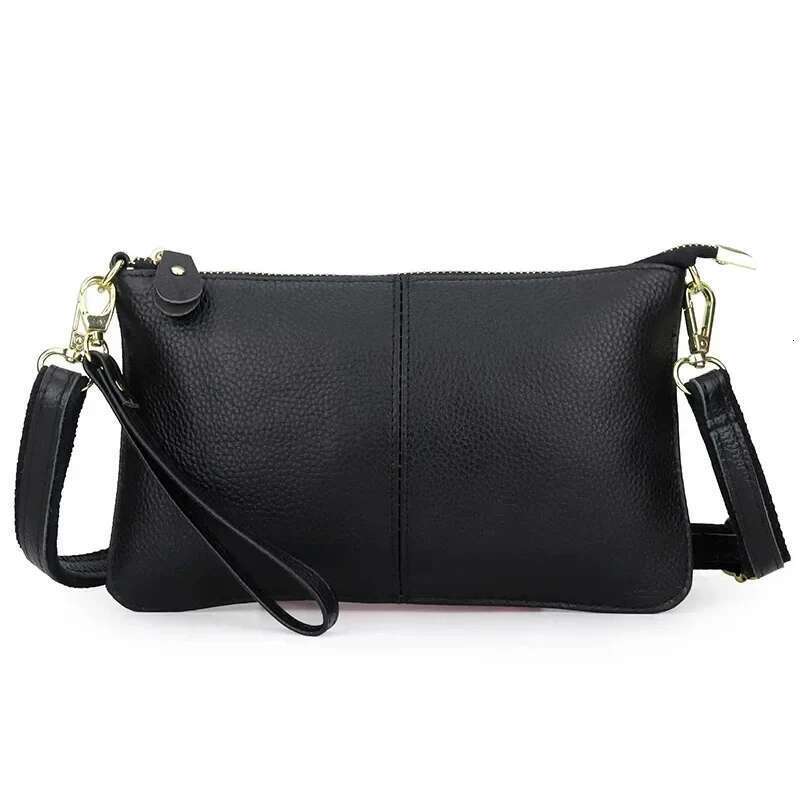 Handbags Fashion Soft Genuine Leather Crossbody Large Capacity Shoulder Bags For Women Portable Handbag Phone Pocket