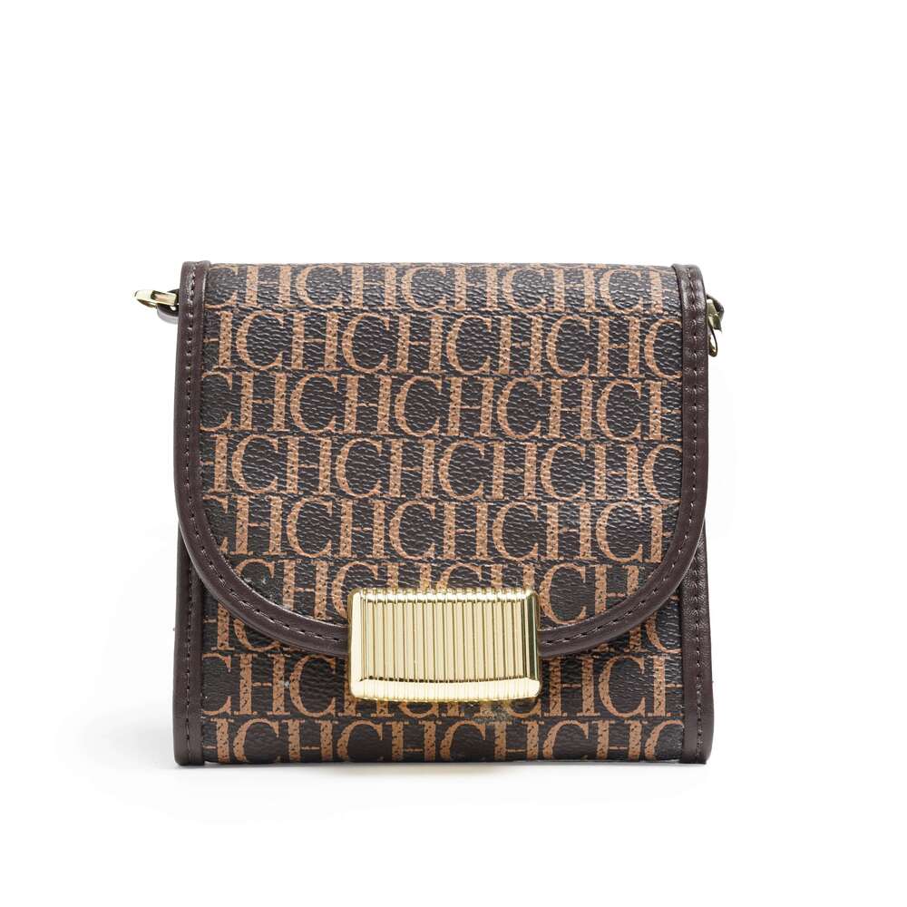 CH Compact Crossbody Exquisite Brand Women's Chain Bag Letter Printing Light Niche Design Fashion Elegant