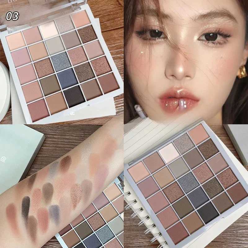Cool Low Saturation Pure Wind 25 Color Eyeshadow Plate Pearl Matte Color Ins Affordable Makeup High Color Rendering Eyeshadow W250520