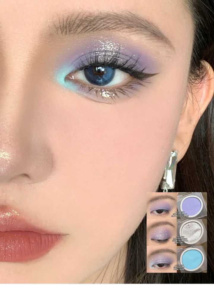 Joocyee Monochrome Eyeshadow Matte Chameleon Powder Smoked Sparkling Pearlescent Shining Sheet Metallic Personality Green W250520