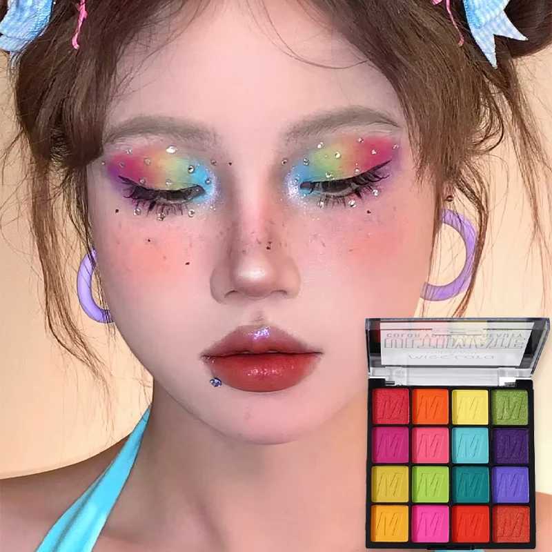 Pearlescent Eyeshadow Palette Matte Shimmer Eye Shadow Delicate Easy To Clear Lasting 16 Colors Women Beauty Eye Makeup Cosmetic W250520