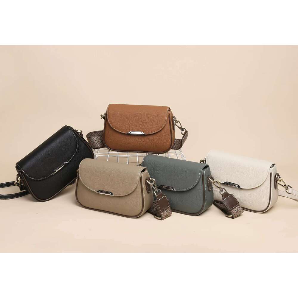 Real Leather Handbag Shoulder Crossbody Phone Flap Bag