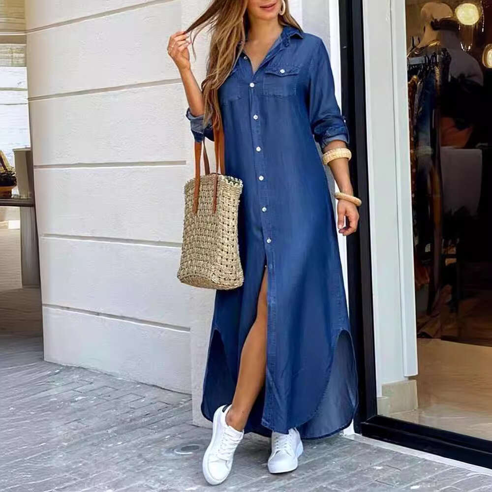 Partydress Fulllace Maxi Dress for Women Summer Dresses Dresses for Woman Designer 2025 Autumn New Fashionable Sleeved Shirt Skirt Long Dress S-5XL