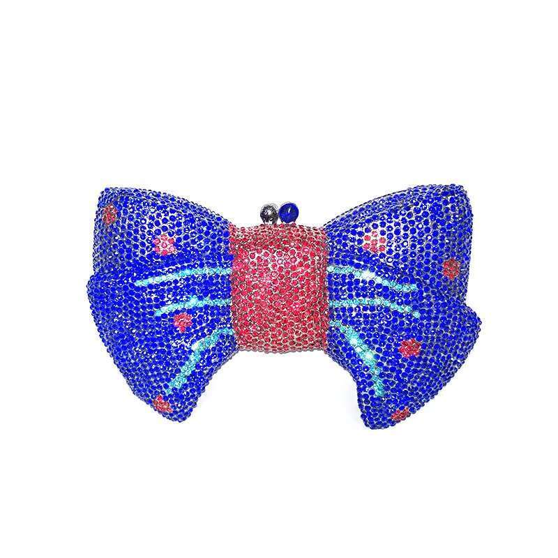 Classical women accessories dias clutches bow knot crystal Bridal wedding party Popsicle purses