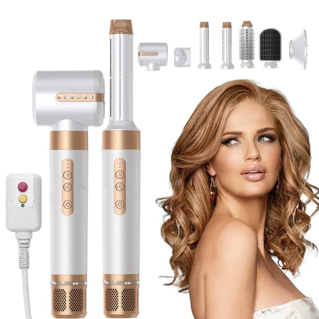 7 in 1 Multi-function High Speed Brushless Noise Reduction Styling Hair Dryer Hair Comb Can Be Exchanged Hot Air Comb z250520