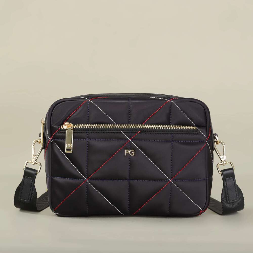 PG Nylon Fabric Multi-Functional Waterproof Folding New Design Fashion Square Crossbody Bag