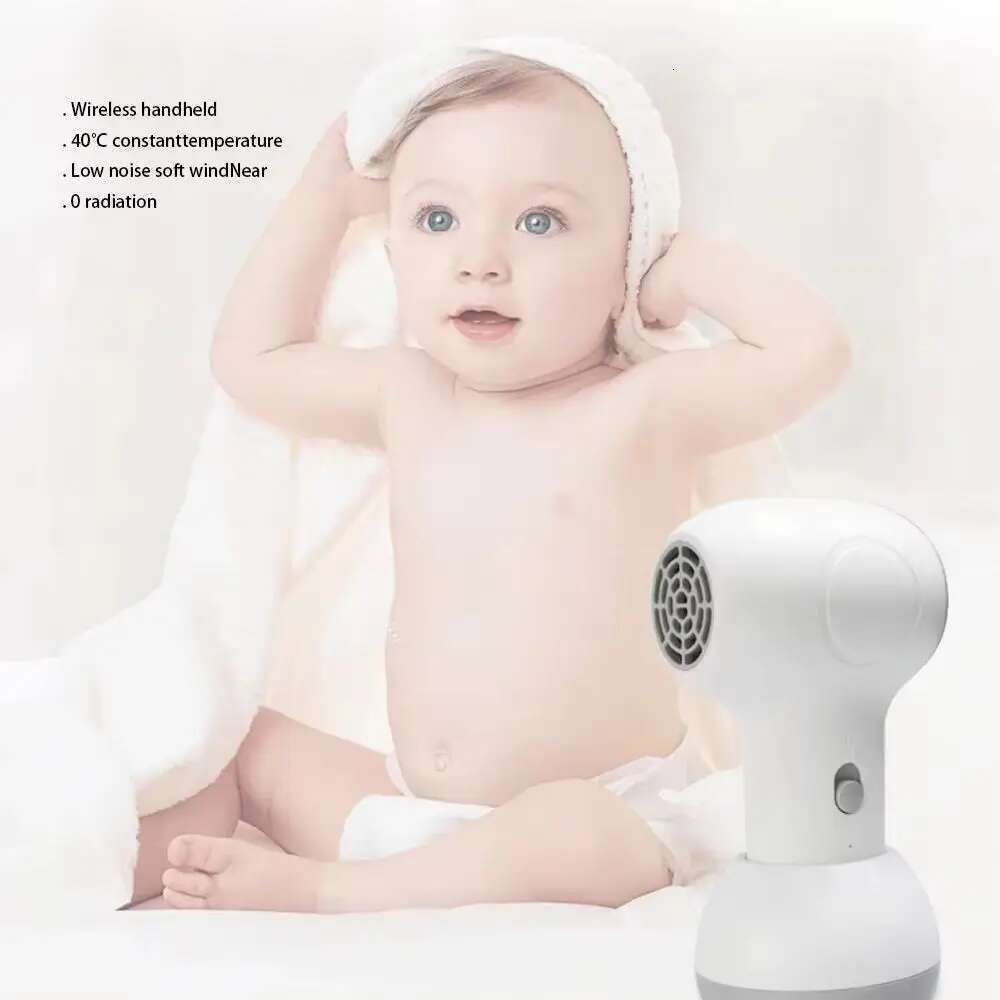Children's Wireless Dryer Small Universal 60W Diffuser Baby Silent Constant Temperature Quiet for Hair And Buttocks Blowin