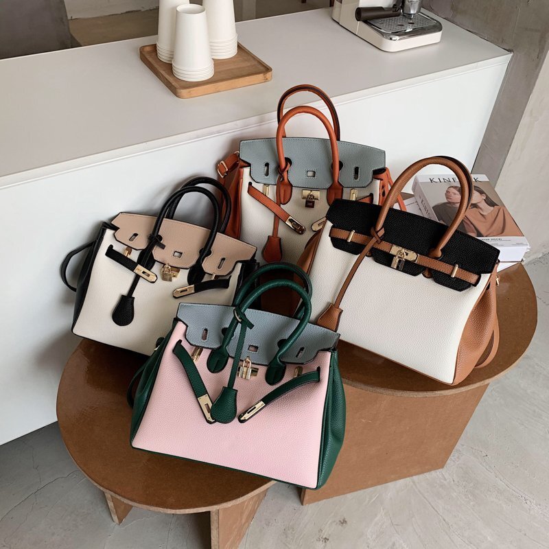 High quality brand new free designer bag multifunctional high-end women's color blocking popular fashion shoulder crossbody bag