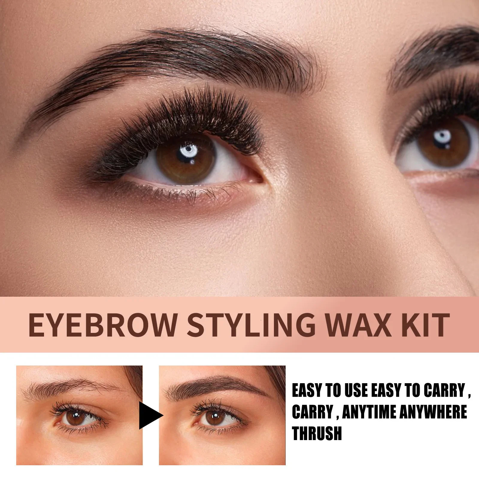 EELHOE Eyebrow Styling Shape Gel Highlights Eyebrow Lamination Effect Not Easy To Makeup Natural 3-dimensional Eyebrow 250515