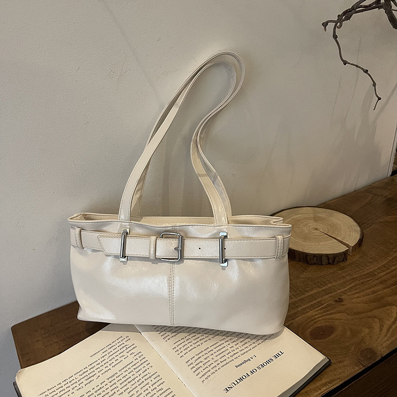 Free Delivery Designer Bag Bag For Women 2025 New Belt Buckle Armpit Fashionable Uette Casual Versatile Motorcycle Niche Shoulder Luxury Bag