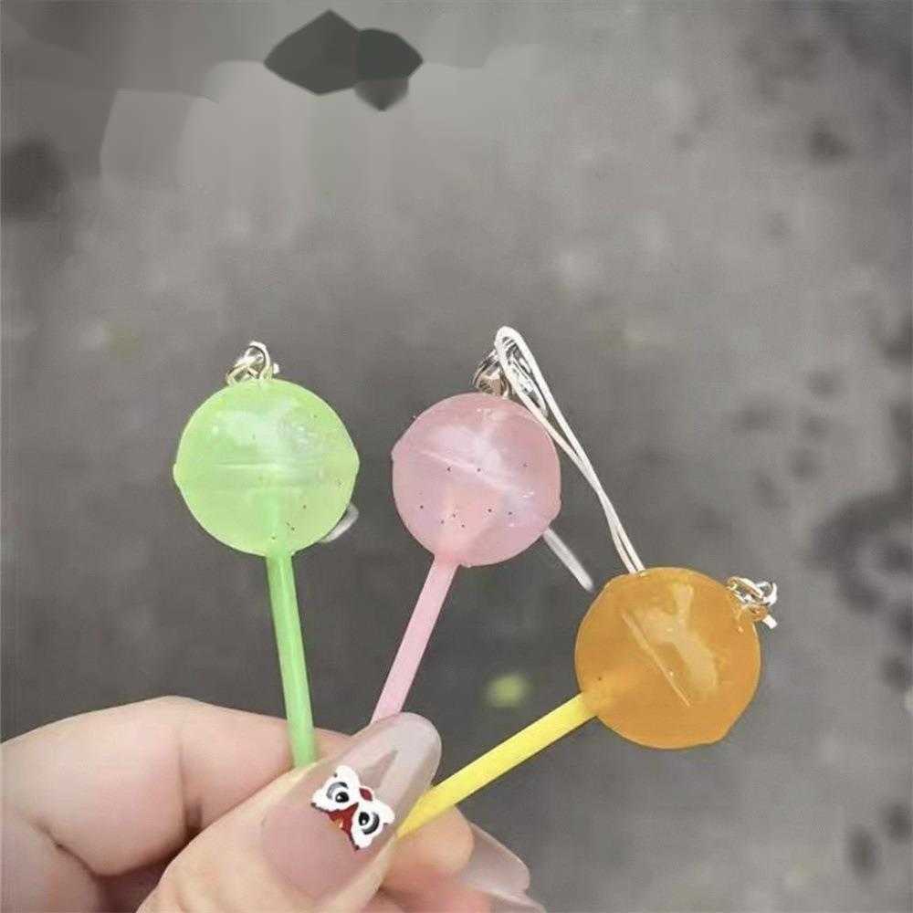 Playful Simulation Lollipop Mobile Phone Rope With Contrasting Colors Dopamine Keychain Creative GuBen Chain Instagram Style Backpack Pendant