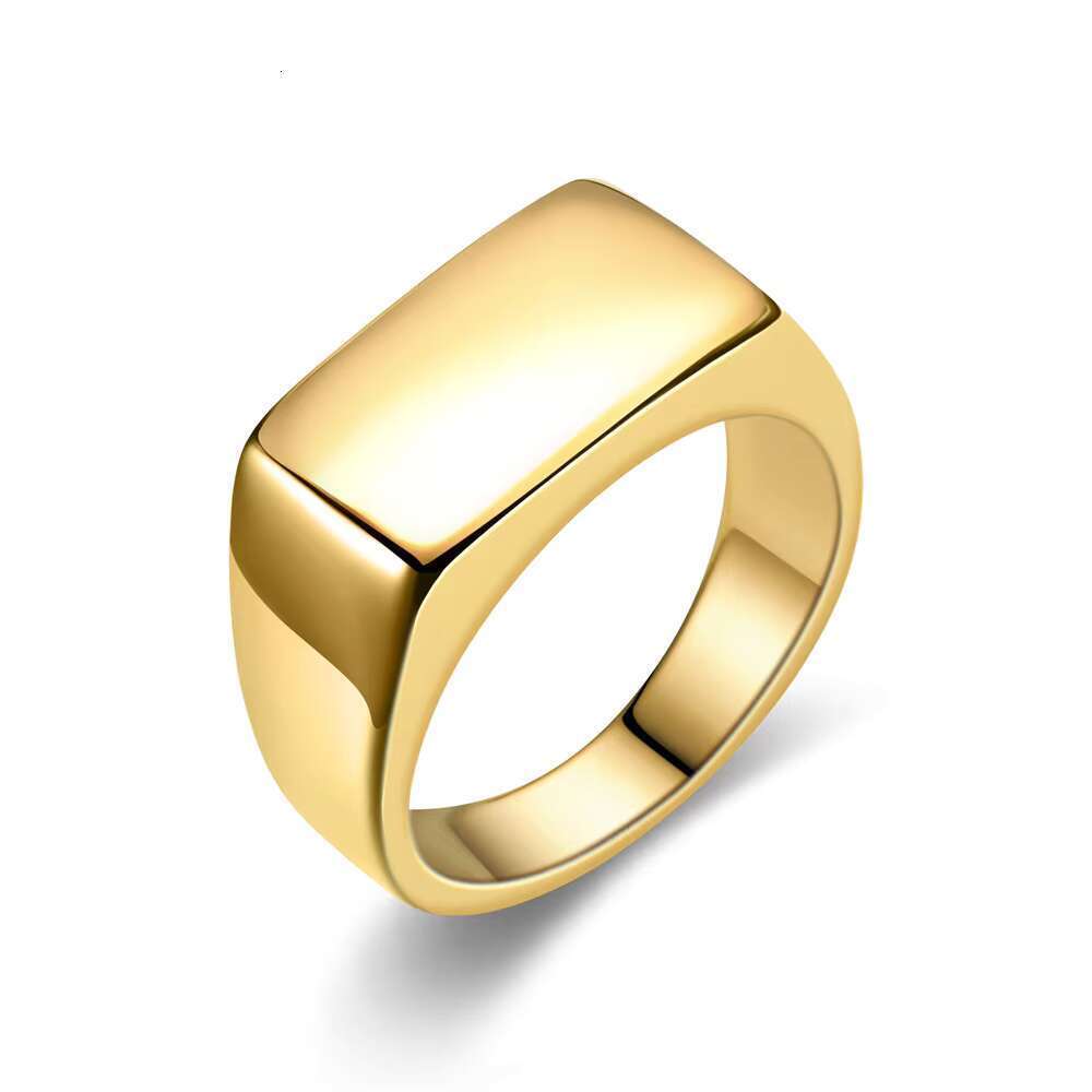Unisex stainless steel engagement strap with dome and blank jewelry ring