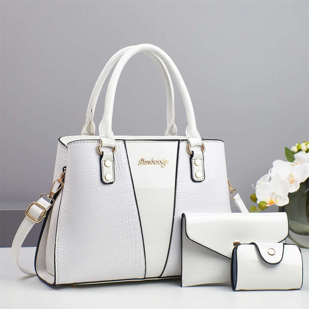 Mother and Child Taizhou Women s Handbag Crocodile Pattern Single Shoulder Crossbody Bag Piece Set Bags