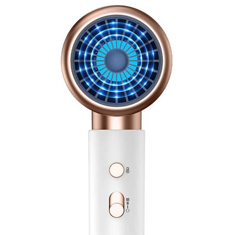 EU PlugHair DryerPowerfulHot Cold Wind Air Brush Hair Dryer2000W 5-Step Hair Dryer Quick Drying z250520