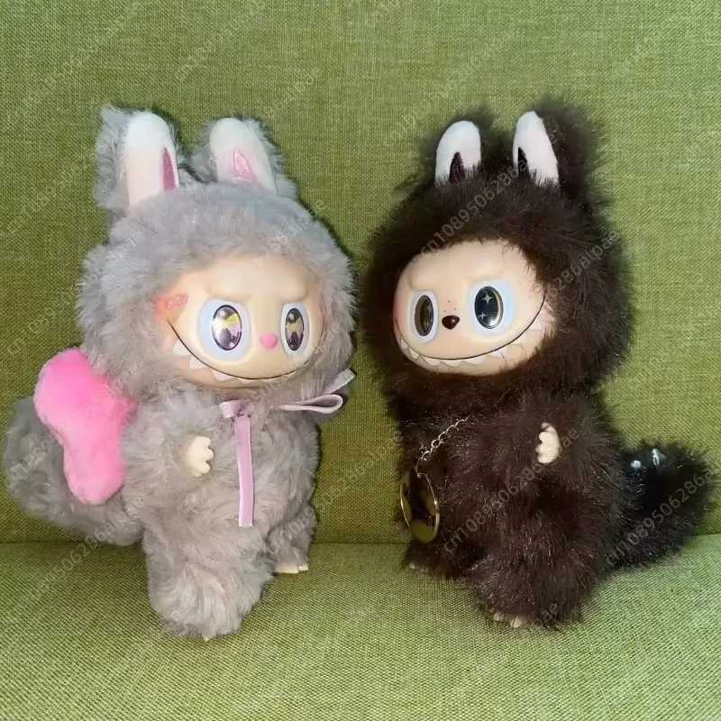 In Stock High Qu The Mosther Labubu Change Series DIY Dolls Brown Pink Black White Vigny Little Leader Pendant Holiday Gift Z250520