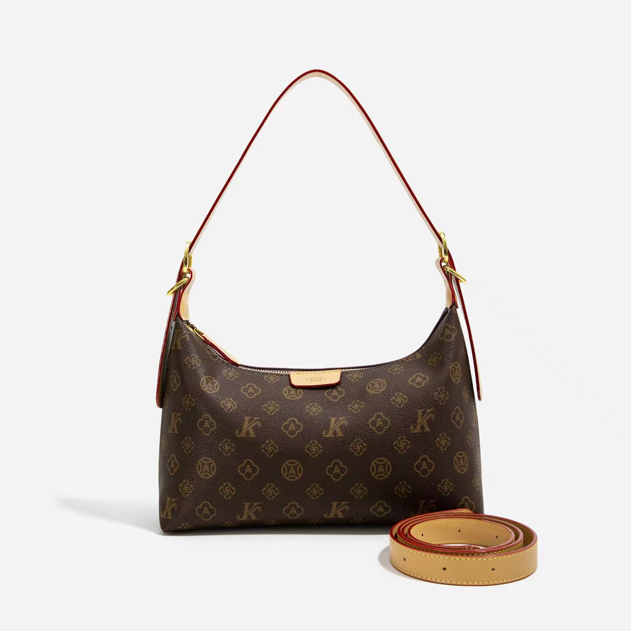 Women Jean Leather Clutch Bag Designer Handbag Shoulder Bag Hills Pochette Series M12433