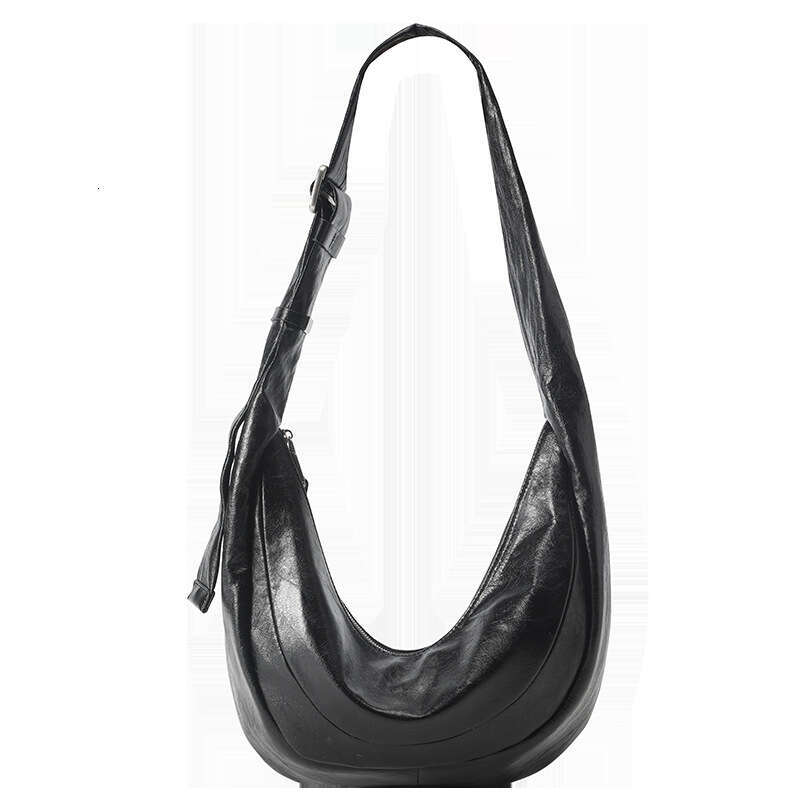 Women's Bags Designer Black Lazy Style Dumpling Bun For Women Spring/Summer New Large Capacity Simple Commuter Shoulder Bag