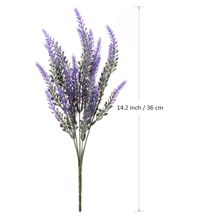 Wedding Purple Lavender High-end Simulation of Planting Hair Pastoral Style Decoration Bunch of Immortal Flowers