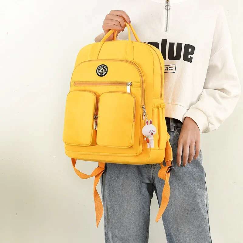 Women Nylon Backpack Large Capacity Travel Backpacks Casual Big Multi-Function Deisign Mummy Bags School Book Bag For Girls