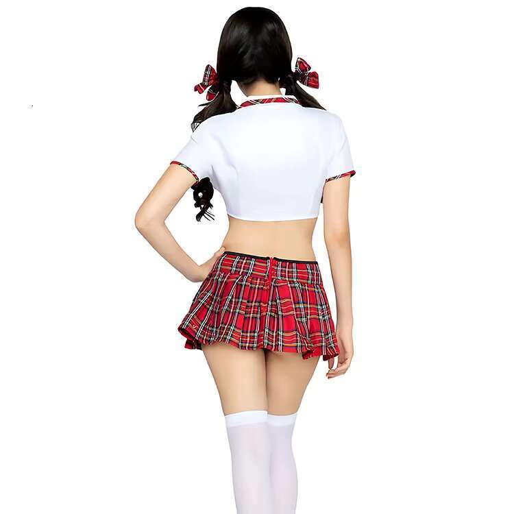 Uniform Temptation Women's Clothing Sexy Cross Border Short Skirt Student Cosplay Lingerie