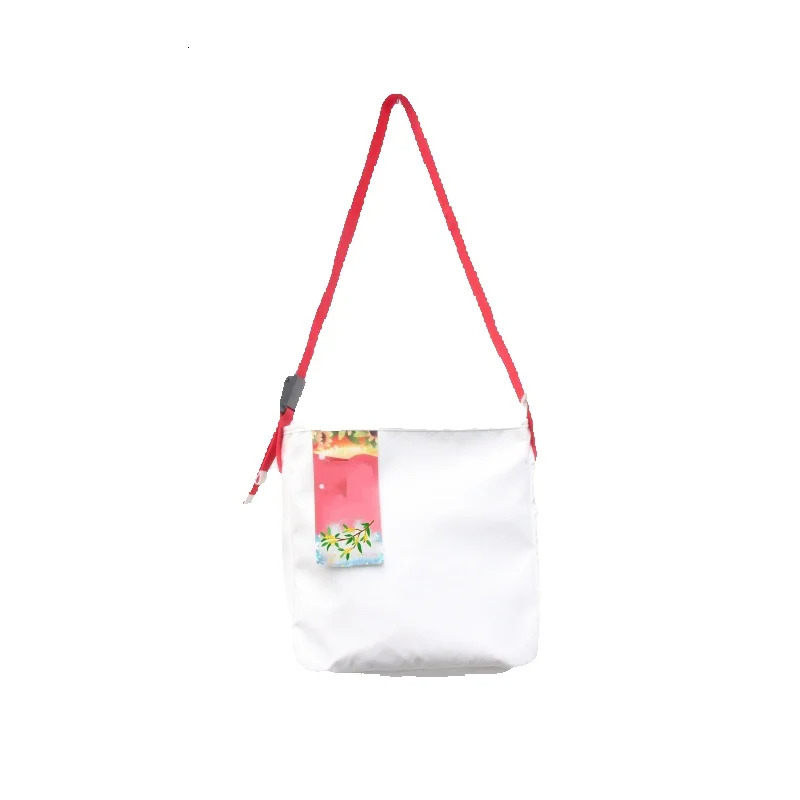 2025 new Slant span fashionable and simple daily white outfit adjustable bag Oxford cloth shoulder bag