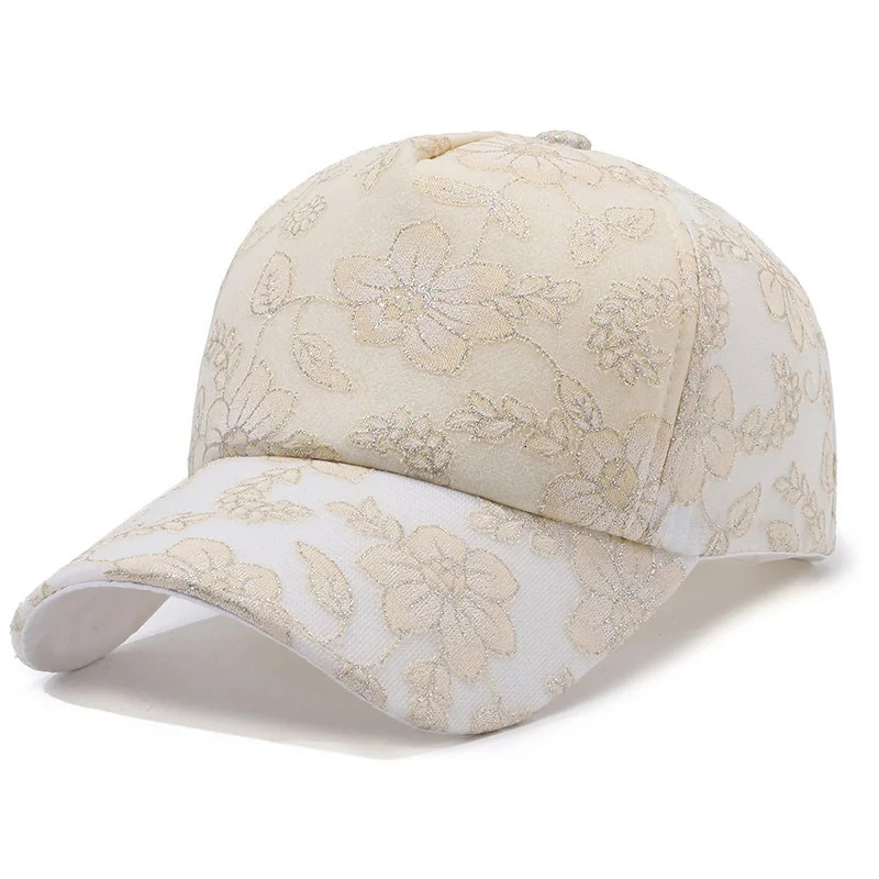 Lightweight Lace Sun Hat For Women - Breathable Uv Protection Baseball Cap | Fashionable Streetwear Accessory With Adjustable 250519