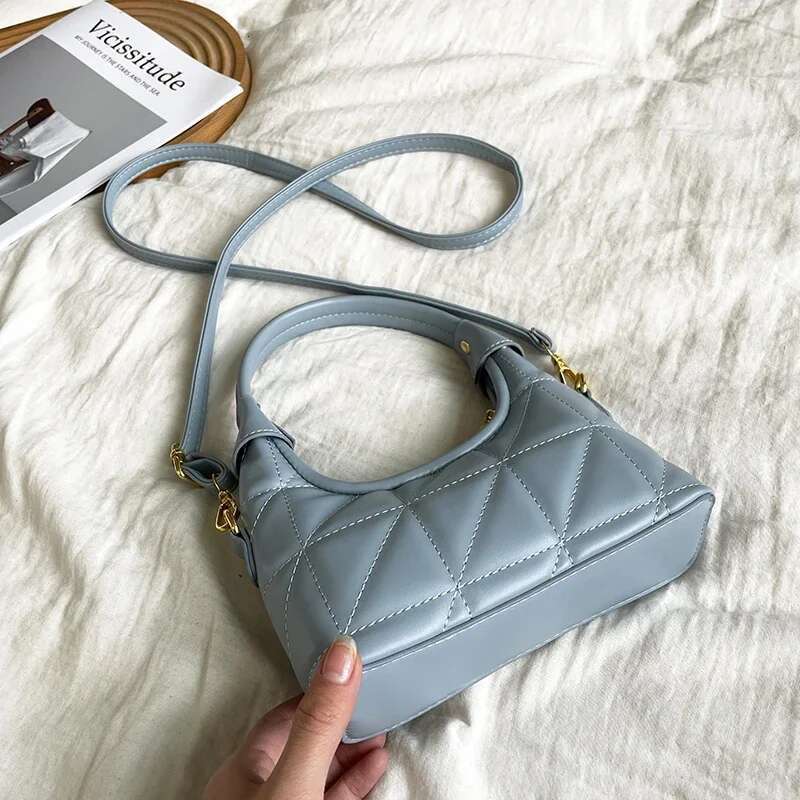 Chic Parisian Designer Crossbody Bag Premium Calf Leather Vintage Minimalist Satchel With Antique Gold Hardware