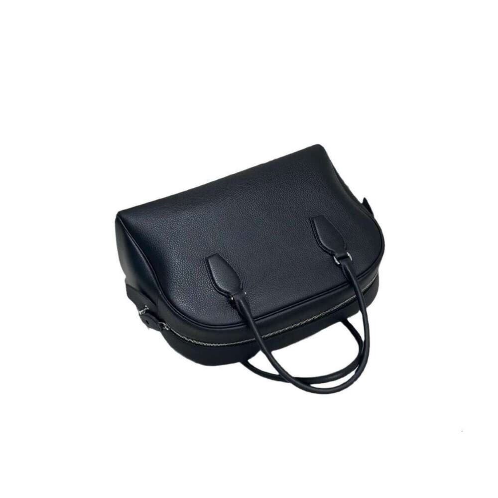 Tote Bag Bowling Large Capacity Boston Bag Women S Headband Imitation Deer Leather High End Feel Portable Briefcase Versatile Lady Bags