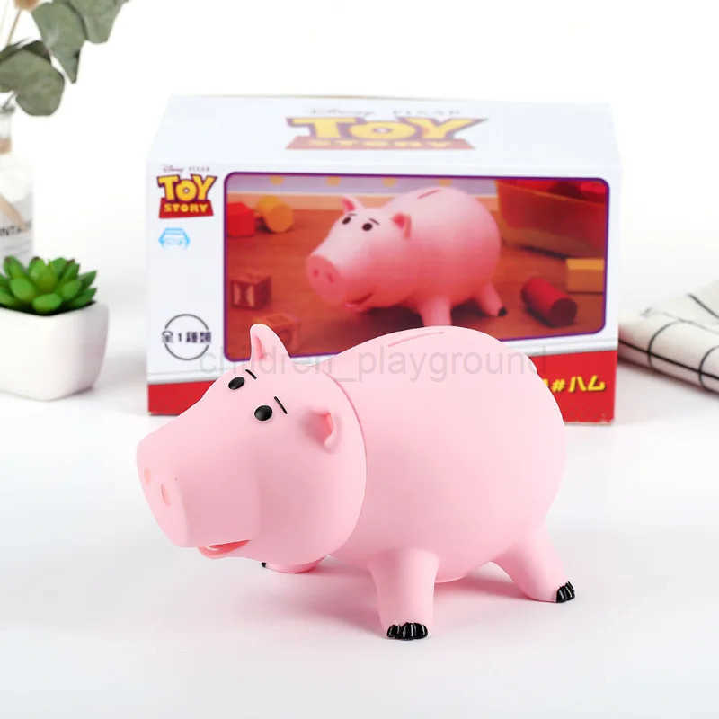Disney Toy Story 4 Hamm the Piggy Bank Q Version 21cm PVC Pig Action Figures Mini Dolls Kids Toys Model for Children Gift W20250520