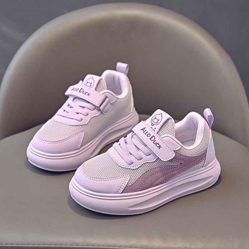 New children's shoes, white shoes, all season anti slip flat shoes, trendy shoes, little boys' mesh board shoes, casual shoes, versatile gir