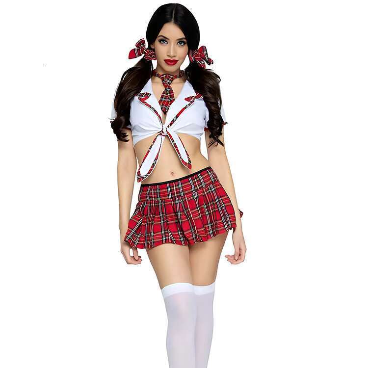 Uniform Temptation Women's Clothing Sexy Cross Border Short Skirt Student Cosplay Lingerie