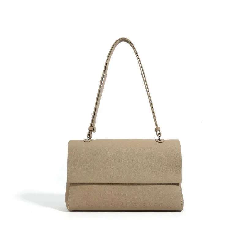 New Trendy Square Tote Bag Lychee Pattern Bolsas Mujer Shoulder Bags for Women Genuine Leather Sac Femme Underarm Bolsos