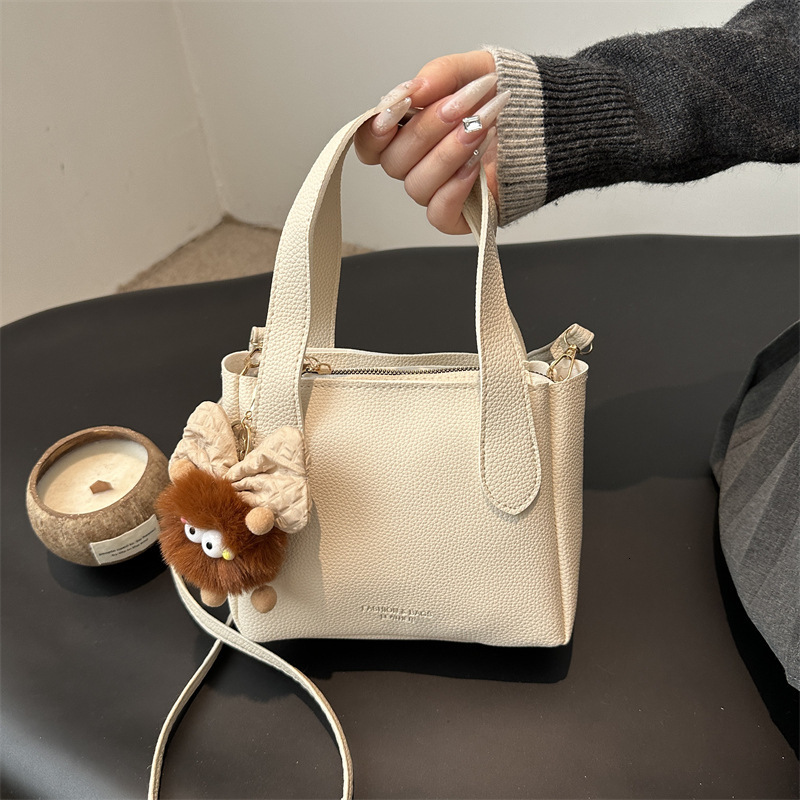 Free Delivery Designer Bag Korean Instagram Trendy Fashion Bucket For Women 2025 Spring/summer Simple And Versatile Shoulder Casual Women's Bag T