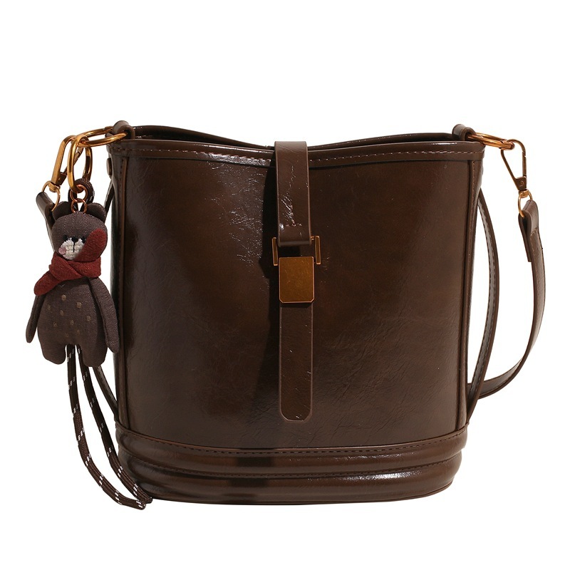 2025 Outdoor Style Free Delivery Designer This Year's Popular Handbag New Trendy Bucket Niche Versatile Single Shoulder Crossbody Bag