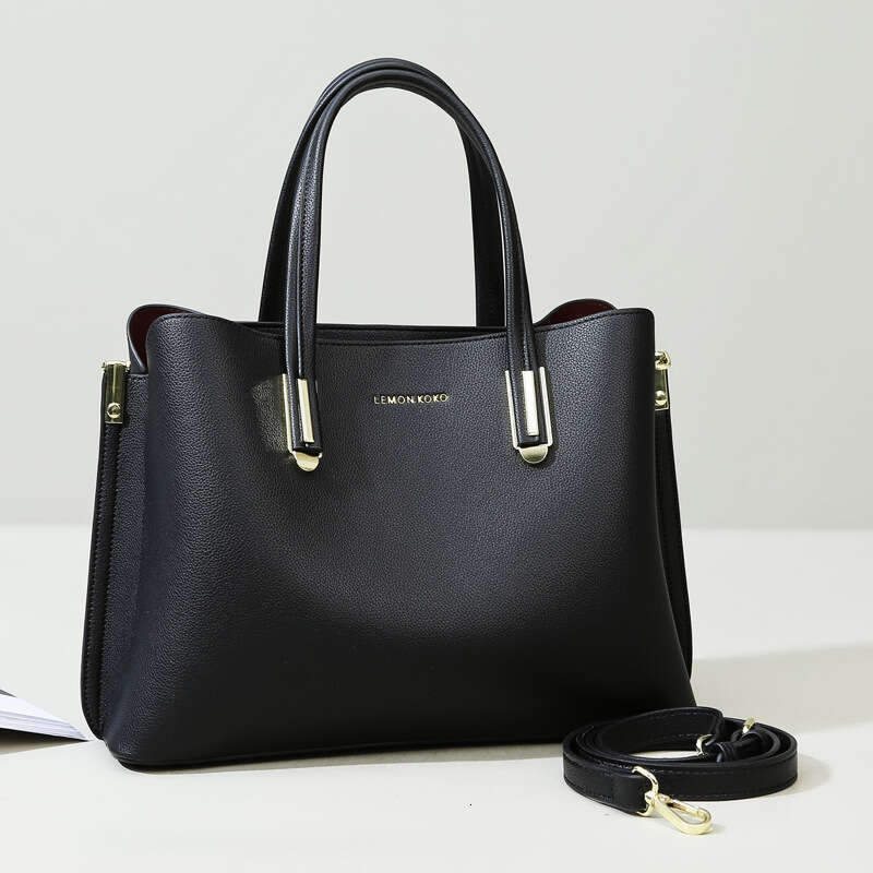 womens handbag new large capacity shoulder temperament soft leather mother fashionable commuting womens bag can be slung diagonally