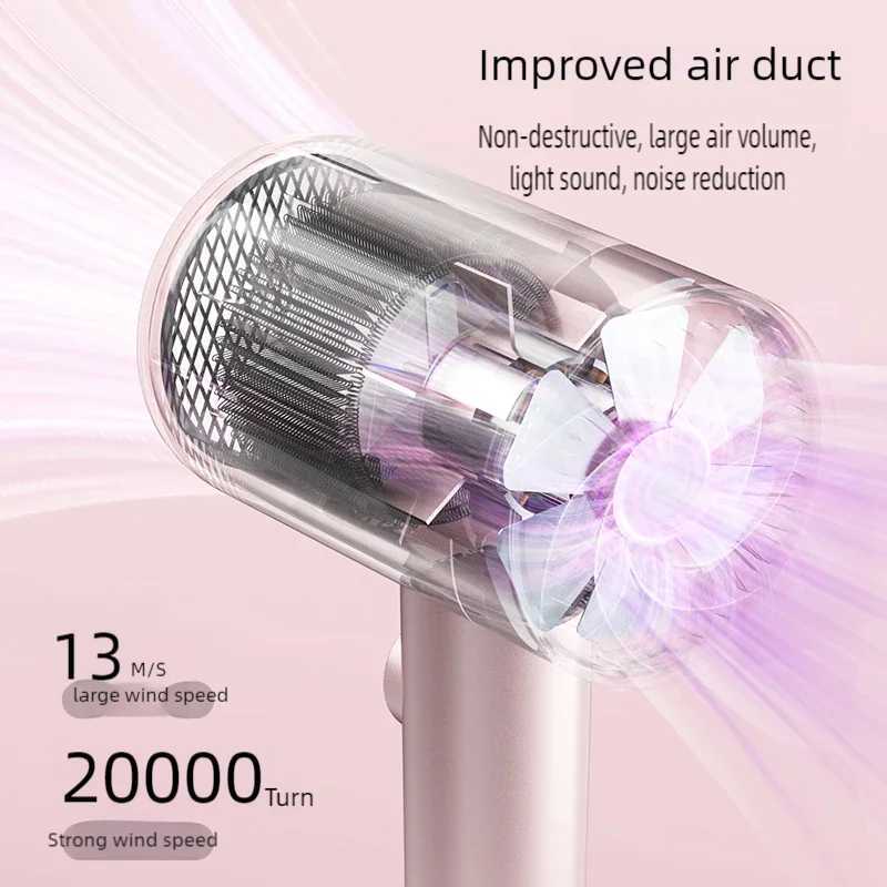 Professional Hair Dryer Hot Cold Wind Air Brush Hairdryer Negative Lonic Blow Dryer Strong PowerDryer Salon Tool 1400W BlowDryer z250520