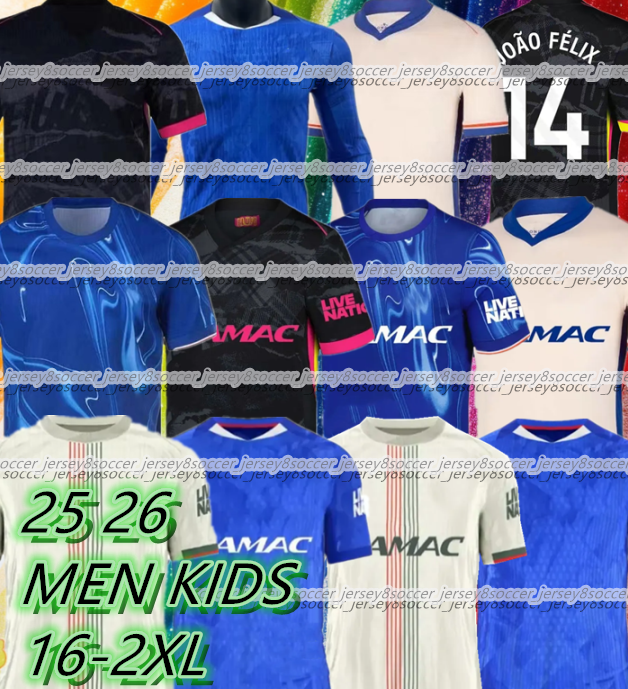 2024 2025 2026 Nkunku MADUEKE CFC soccer jersey chelseas fc CAICEDO Enzo NETO SANCHO N.JACKSON PALMER Mudryk COLWILL 24 25 26 men kids kit football shirt Player Version
