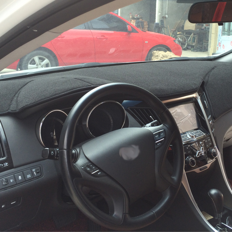 For Sonata 8th Generation 2010 2011 2012 2013 2014, Dashboard Sunshade Cover, Front Windshield UV Protection, Heat Blocking Sun Visor Pad, Car Interio