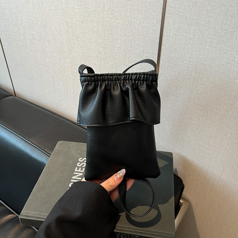2025 New Summer Exquisite Popular Women's Bag New Multi functional Popular Mobile Phone Bag Mini Folded Skirt Single Shoulder Crossover Mobile Ph