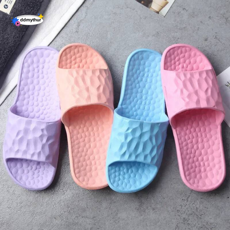 Unisex Indoor Eva Home Hotel Sandals Male Summer Non-slip Bathroom Slippers Women's and Men's Flip Flop Shower Shoe ddmythur