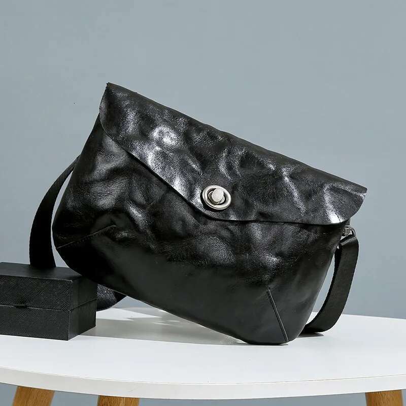 Wmnuo 2025 Shoulder Bag Men Soft Cover Genuine Cowhide Crossbody Messenger Bags For Man Large Capacity Ipad Envelope Male