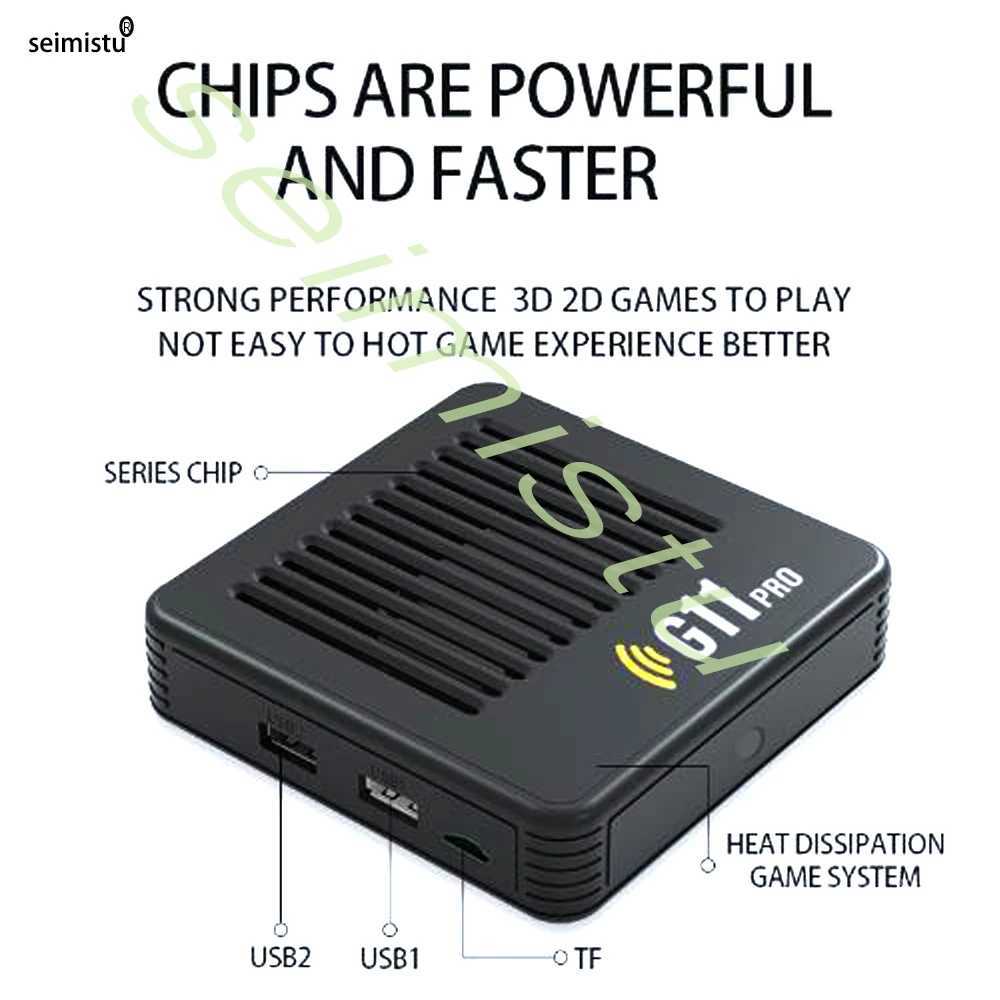 G11 Pro Game Box TV Box Video 256G Built in 60000+ Retro Games 4K HD Game Stick Video Game 2.4G Wireless Gamepad For 1 R250520