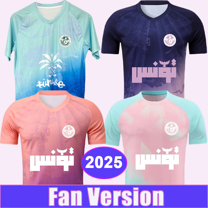 2025 Tunisia Mens Soccer Jerseys National Team SLITI HANNIBAL ABDI TALBI BRONN JAZIRI Special editions Football Shirts