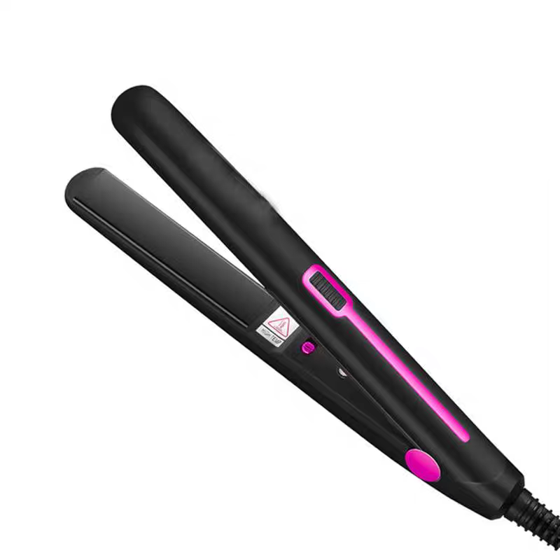 Professional 2 In 1 Hair Straightener Mini Hair Curler Therm