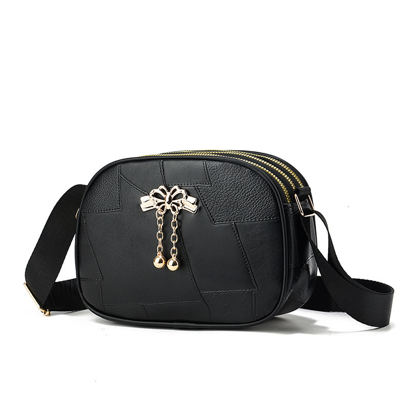 Top quality Brand High Quality New Style New women's splicing PU casual backpack commuting shoulder crossbody bag New Free Delivery Designer Bag