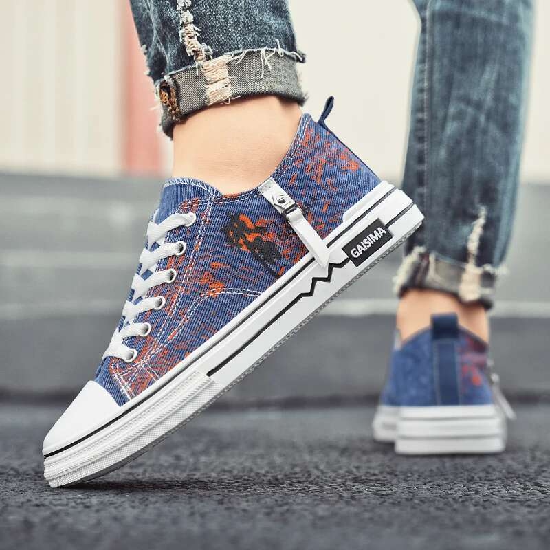 Designer casual shoes JY/New Men's Four Seasons Jeans Sailing Shoes, Sports Everyday Shoes, Comfortable Walking Shoes, Board Shoes