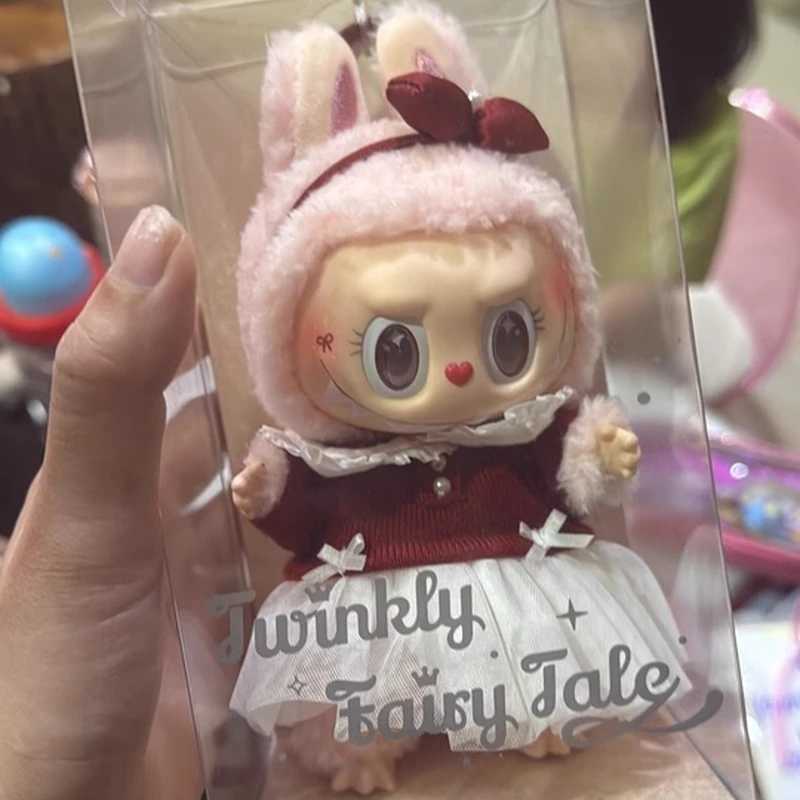 Monster Labubu Series Chicken Christmas Limit Twinkly Fairy Tale Vinyl Doll Pendant Keychain Kaii Toy Xmas Gift1 1 Replica Z250520