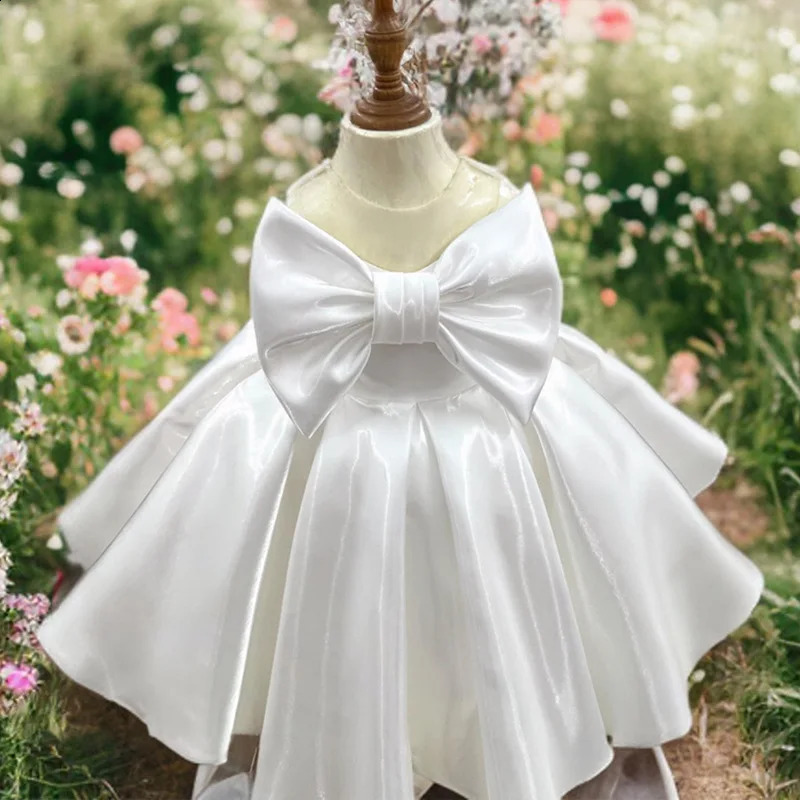 Christmas Party Girl Princess Dress Butterfly Elegant 0-6th Birthday Banquet Girl Baby Elegant Evening Dress 250519