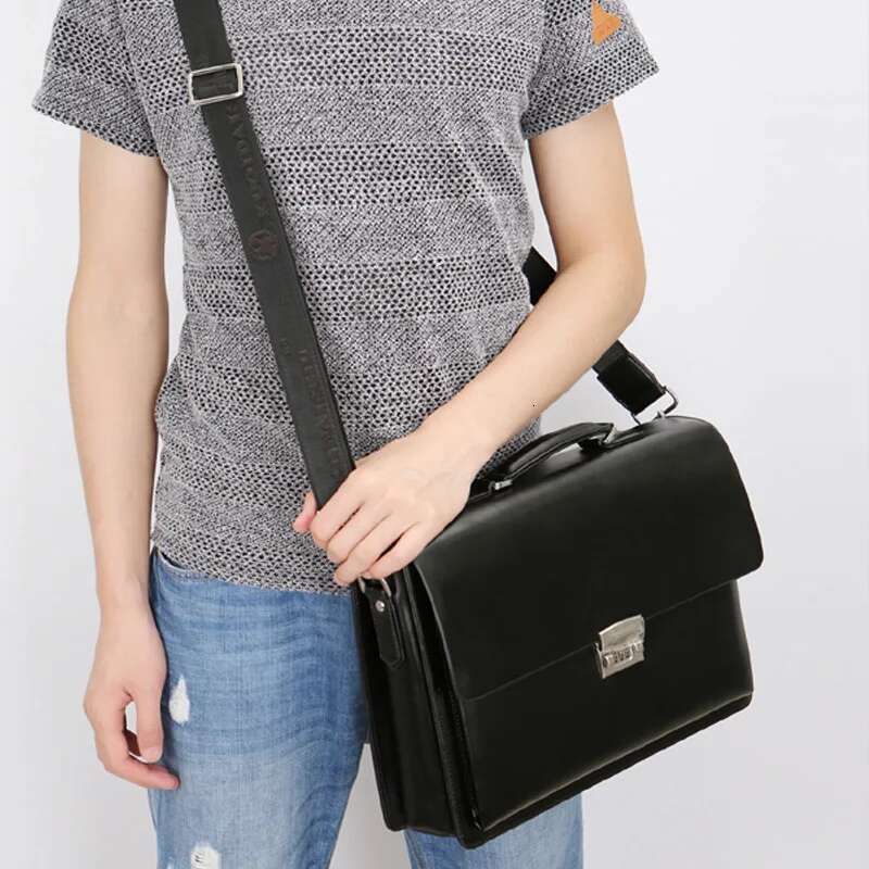 Leather For Men Bag Brand Women's Bags Executive Briefcase Man Suitcase Laptop Men's Handbag Business Tote Bolsas